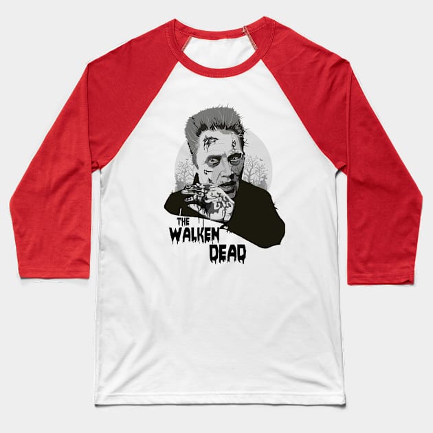 The Walken Dead Baseball T-Shirt by tharrisunCreative